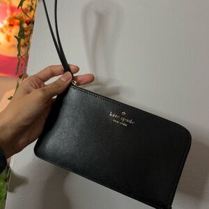 Kate Spade Black Wristlet
